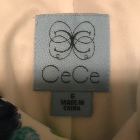 CeCe Scarf Print Sundress NWT Size 6 - Picture 5 of 8